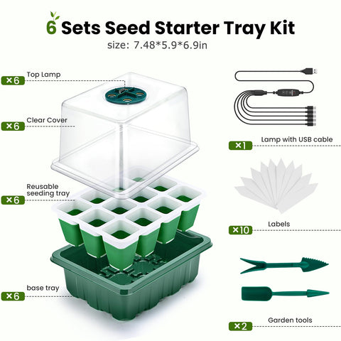 Pattiumo kit includes tools and labels for easy garden setup.
