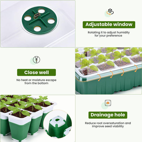 Pattiumo silicone seed-starter trays are reusable and resistant to warping.