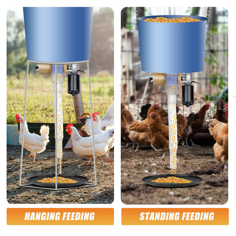 PAUQRWIE pellet compatibility shows versatile feeding with corn or rice