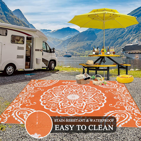 Pauwer lightweight RV mat for camping and travel