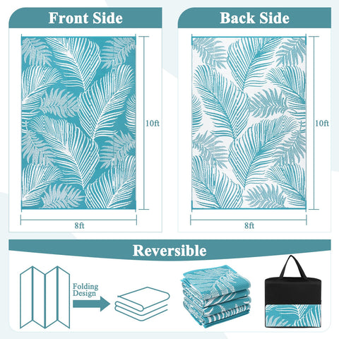 Pauwer waterproof outdoor rug highlighting durability on decks and porches.