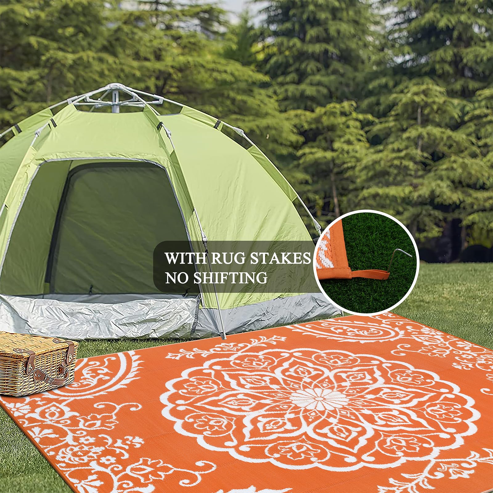 Pauwer soft outdoor rug adds comfort to patios and porches