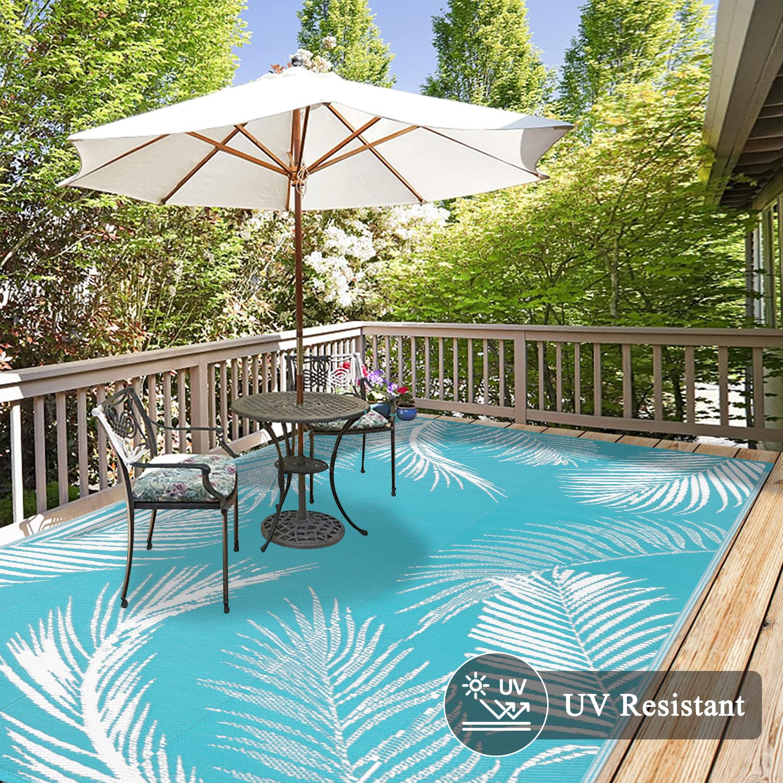 Pauwer UV-coated colors stay vibrant after sun exposure