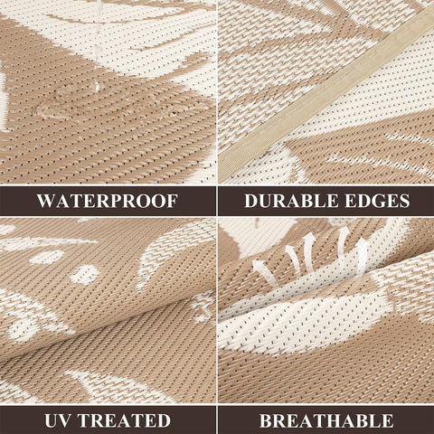 Pauwer waterproof polypropylene material offers durable, stain-resistant performance