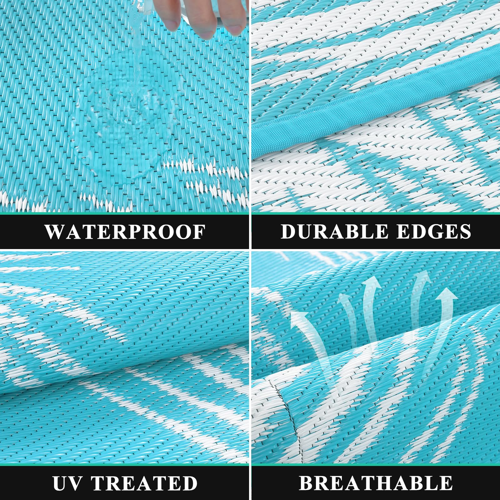 Pauwer waterproof polypropylene material highlights durability for outdoor use