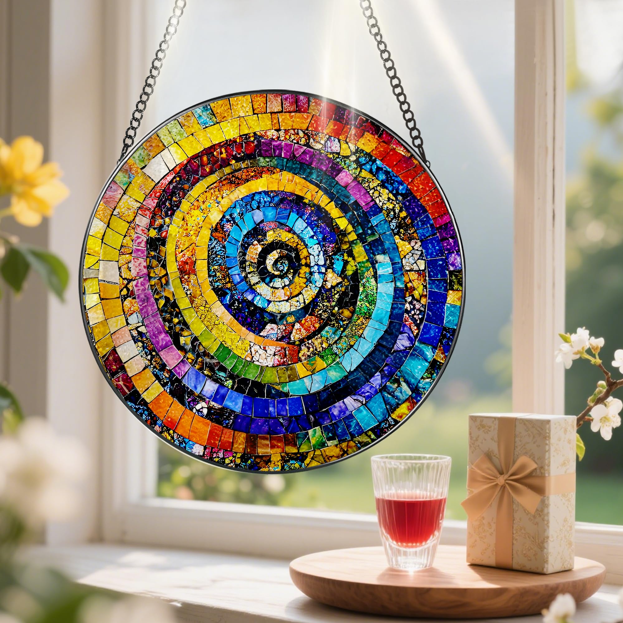 Pauyadu gift-ready suncatcher ideal for Christmas or birthdays.