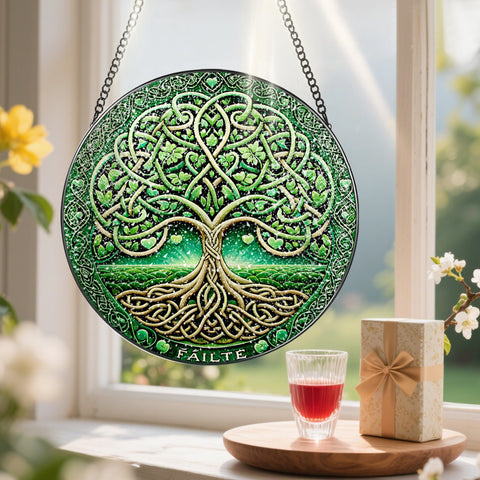 Pauyadu gift-ready stained glass suncatcher, perfect for gifting on holidays