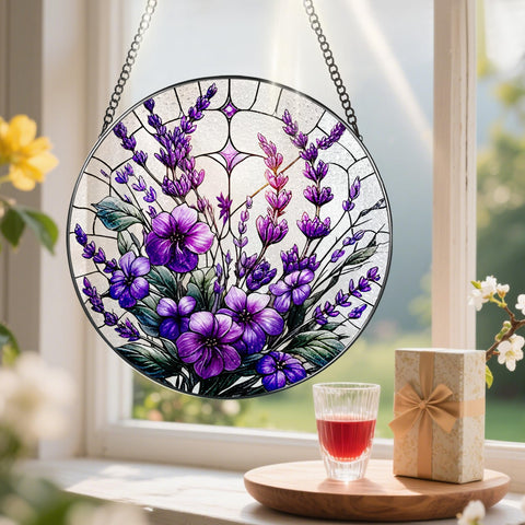 Pauyadu indoor window decor adds vibrant color to porches and shelves