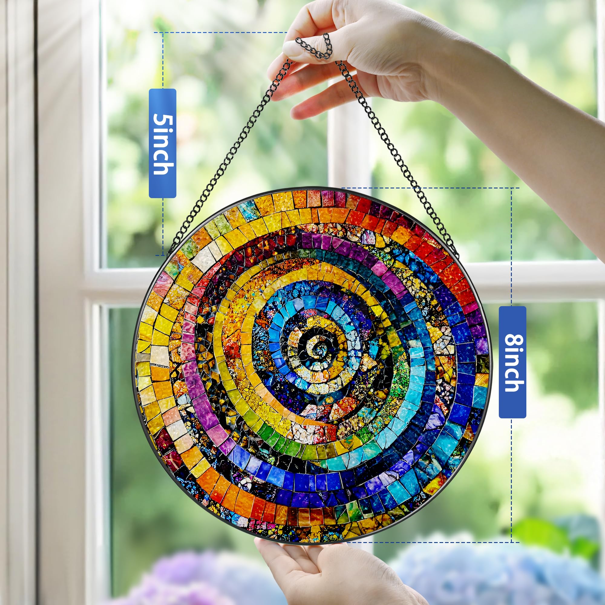 Pauyadu durable metal frame and chain for long-lasting hanging.