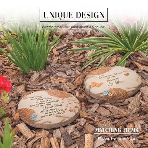 Stars in the Sky stone placed along a walkway for serene remembrance.