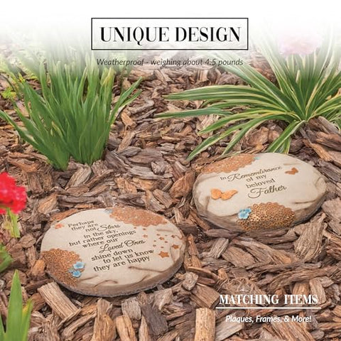 Stars in the Sky stone placed along a walkway for serene remembrance.
