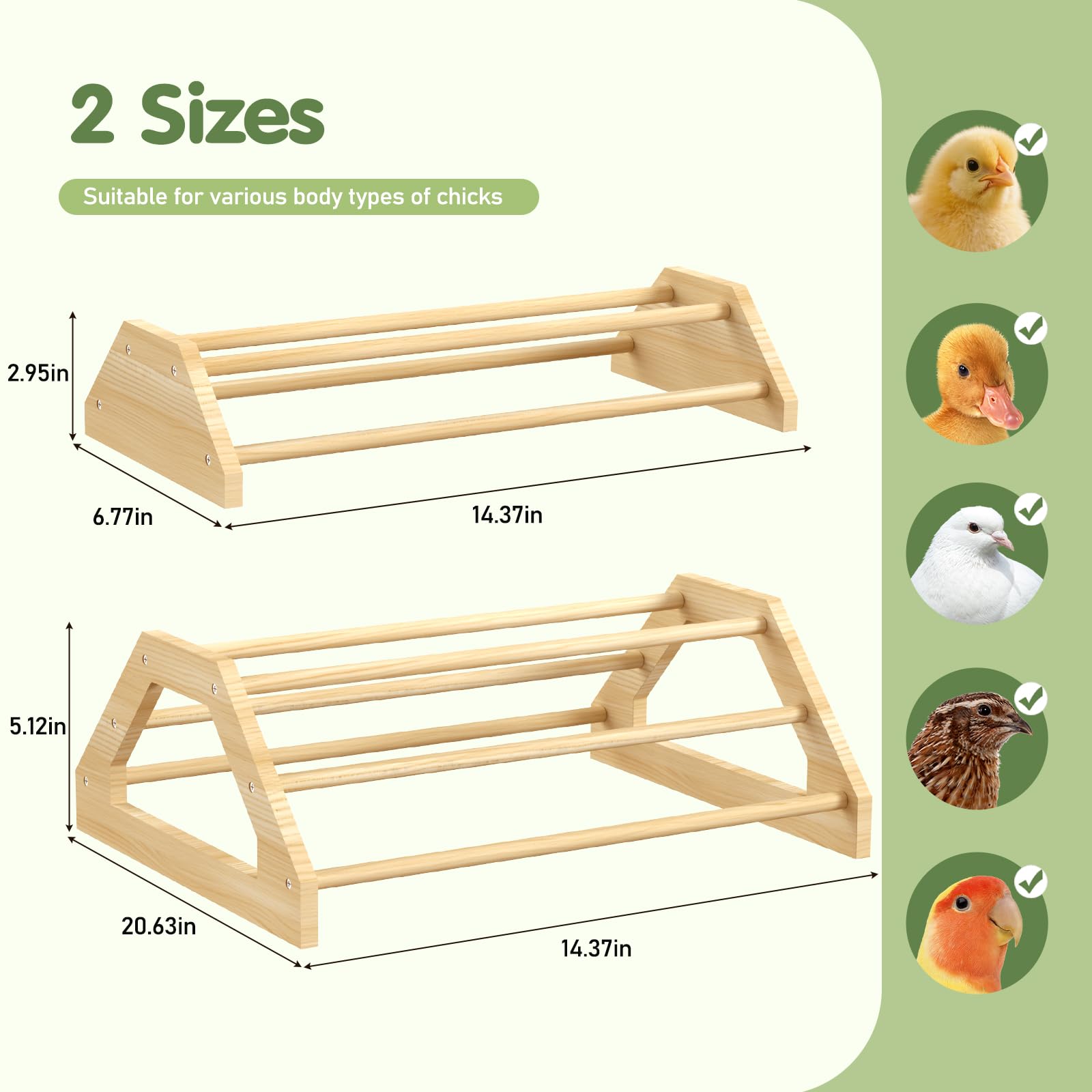 Pawaboo assembly of perches shows durable trapezoid design for safe use.