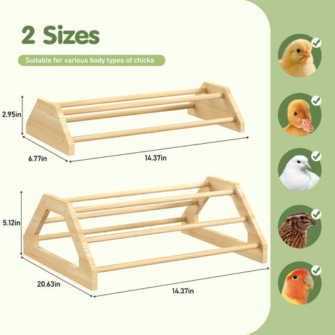 Pawaboo assembly of perches shows durable trapezoid design for safe use.