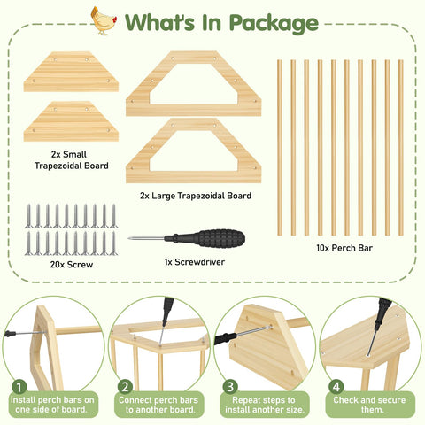 Pawaboo natural wood finish shows smooth odor-free surface for birds.