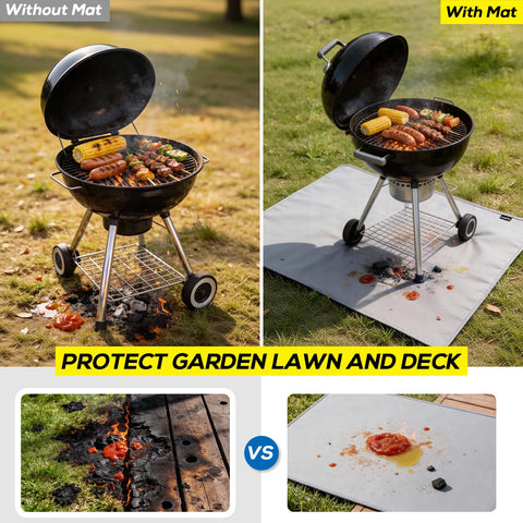 PAWBOSE waterproof oil-proof surface cleans easily after grilling sessions.