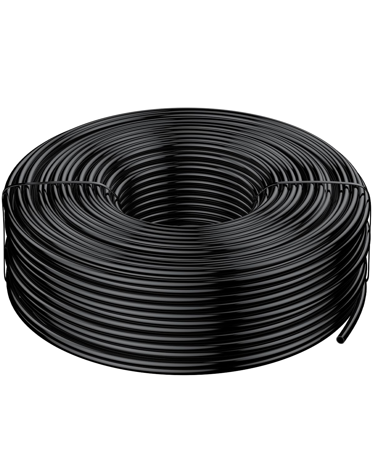 Pawfly 200 ft 1/4 in drip tubing coil for versatile garden irrigation