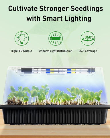 Pawfly 4-way USB-C power cable powers the grow setup.