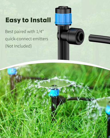 Pawfly flexible polyethylene drip tubing fits tight spaces and complex layouts.
