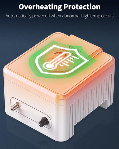 Pawfly pond air pump two-layer shell reduces motor noise