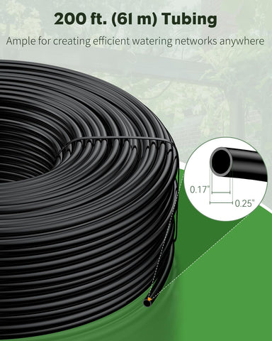 Pawfly quick-connect emitter setup enables fast, reliable drip irrigation installation.