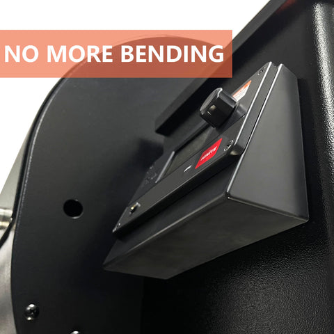 Pawsible angle mount eliminates bending while reading Traeger settings during cooks