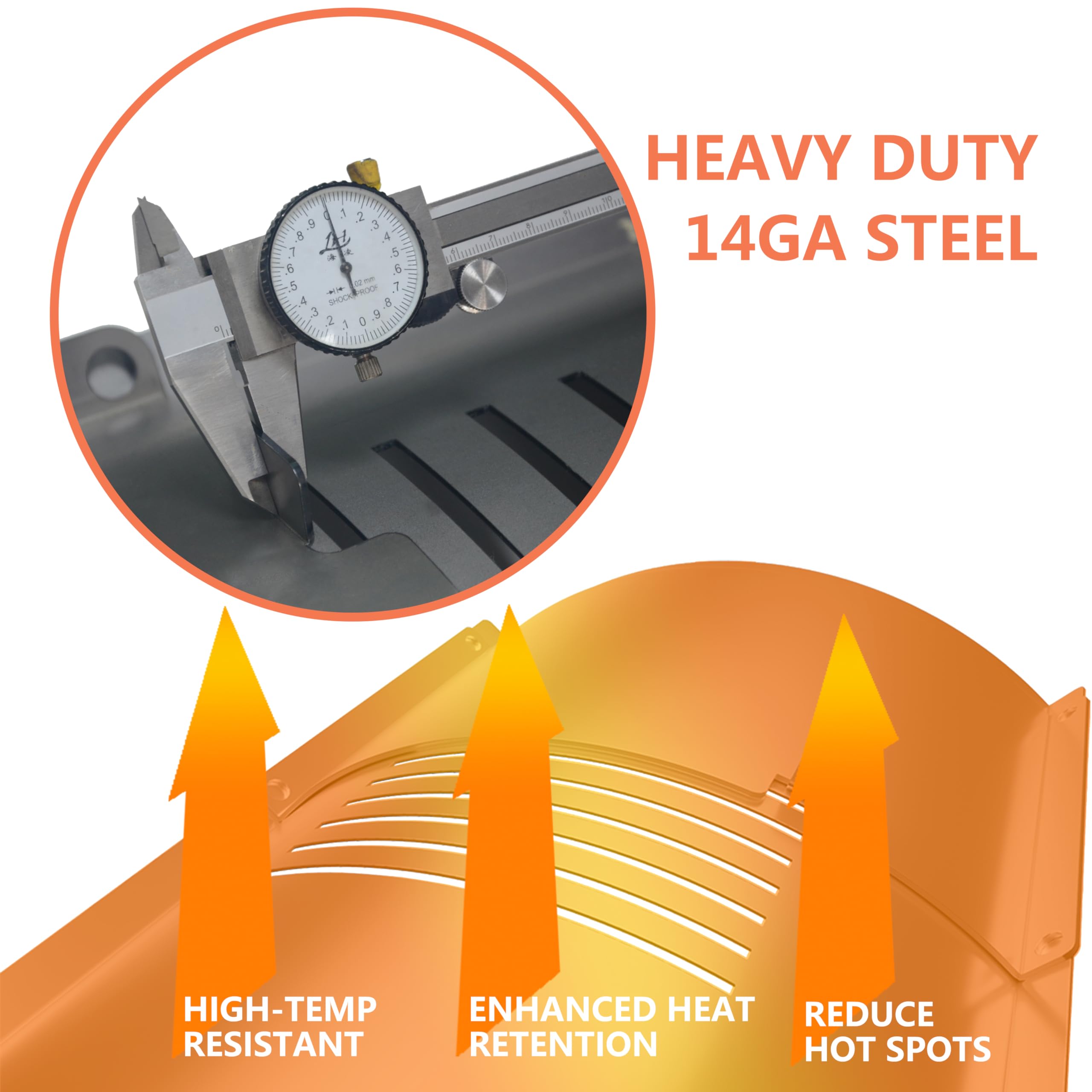 Pawsible diffuser/deflector for PB700 improves flame management.