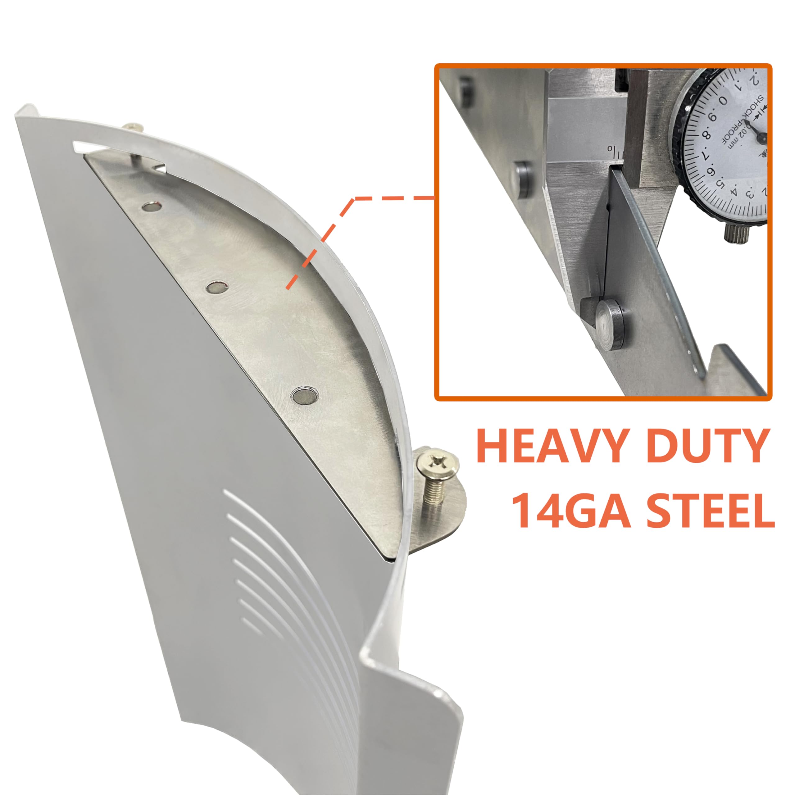 Pawsible steel diffuser plate mounted on wall shelf for precise control.