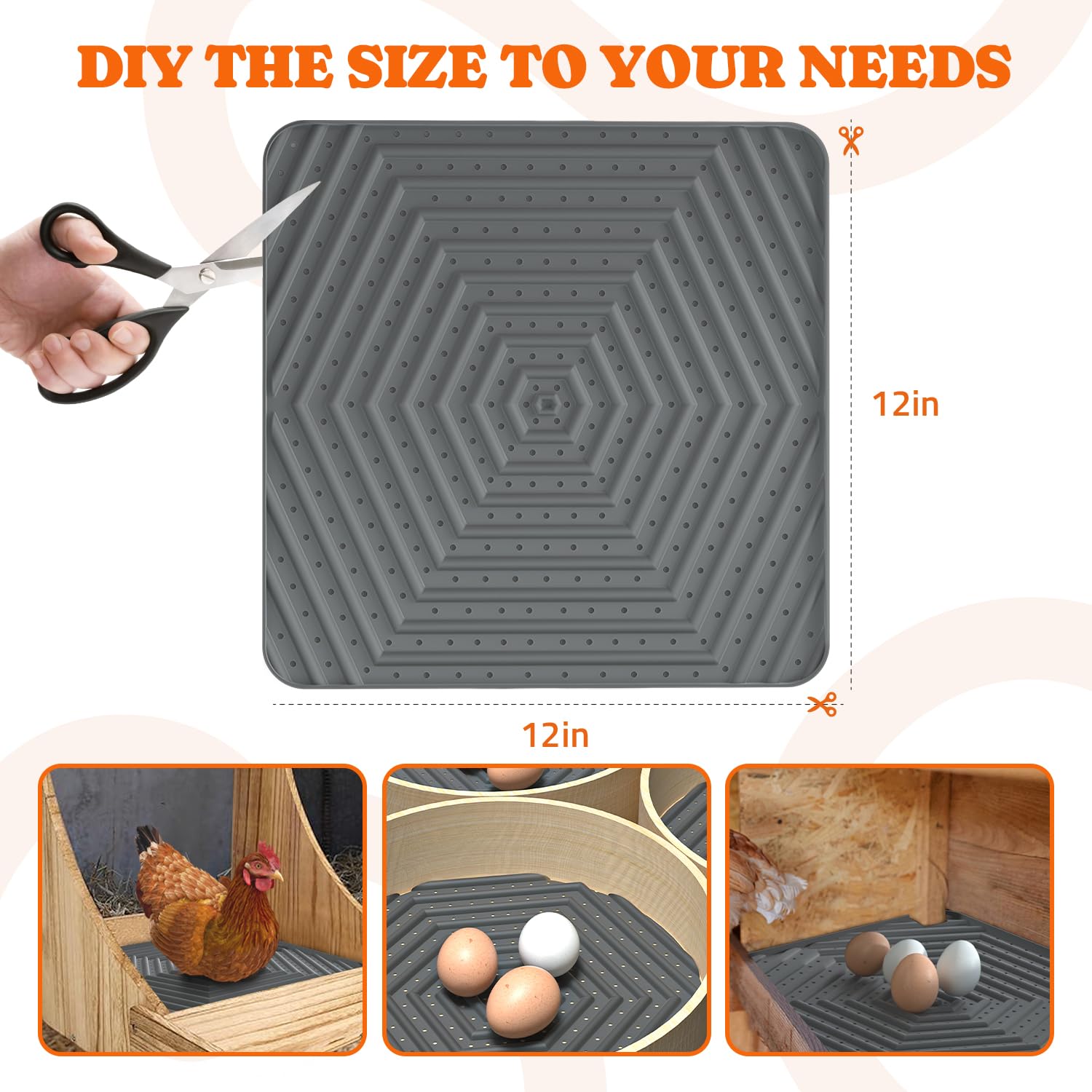 Pawtners 12x12 nest liner six-pack for consistent nesting comfort.