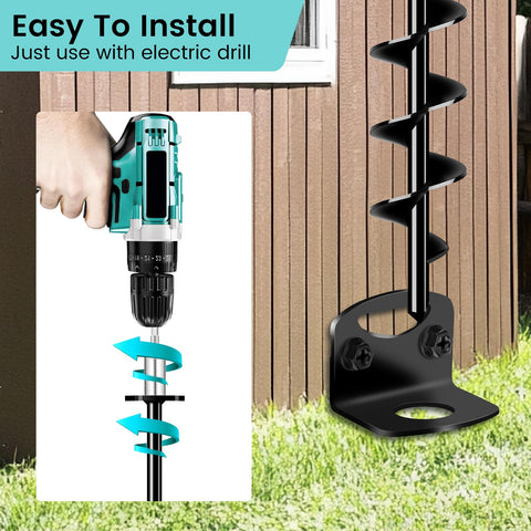 Payivsve shed anchor kit resists high wind for sheds and gazebos.