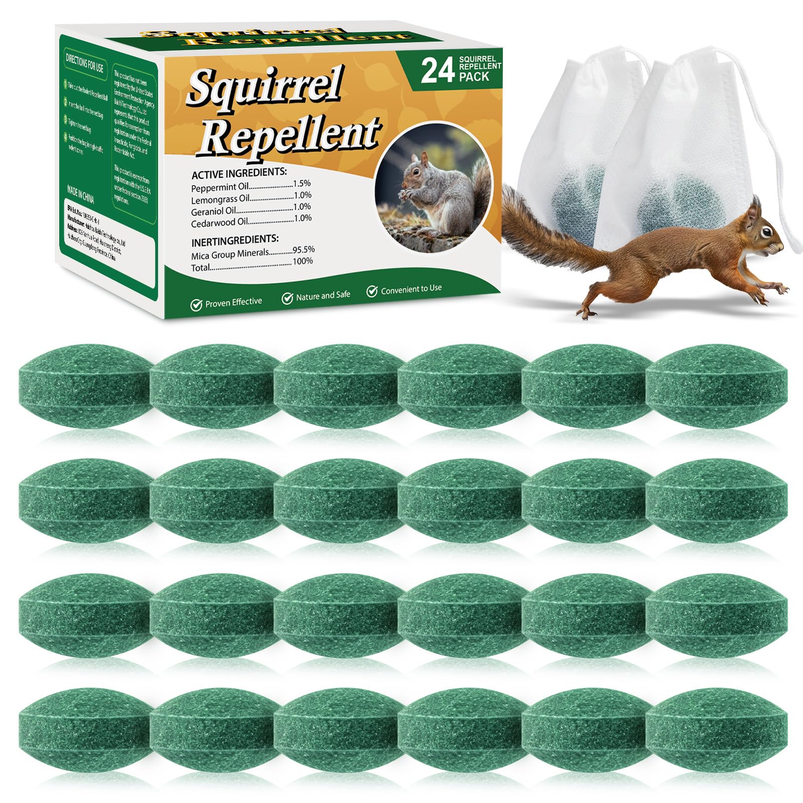 Pblovylu garden squirrel repellent ball protects plants and reduces intrusions.