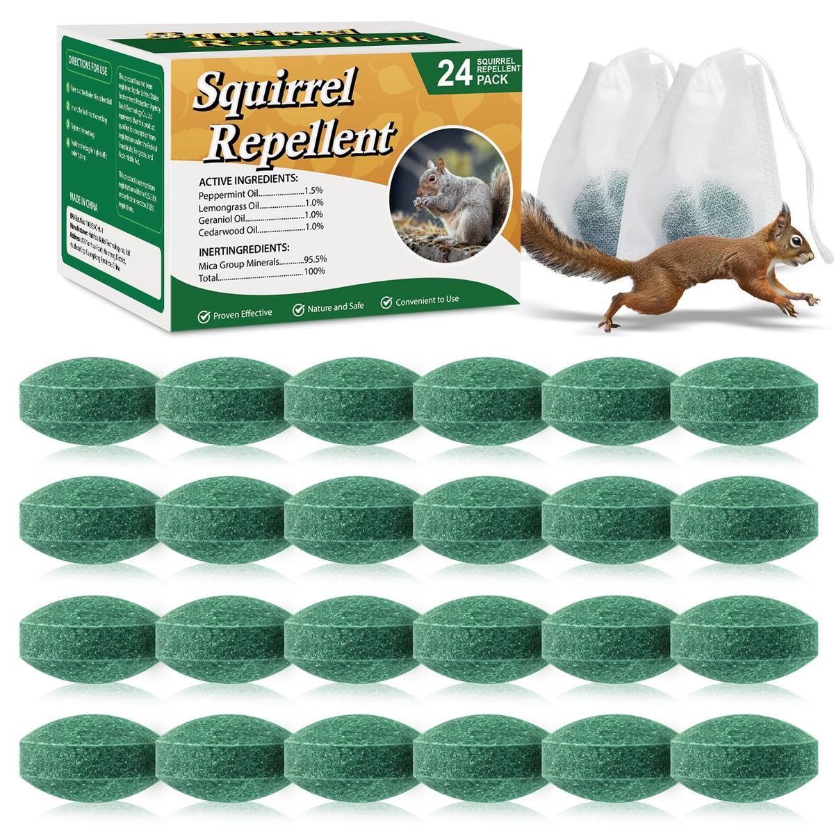 Pblovylu garden squirrel repellent ball protects plants and reduces intrusions.