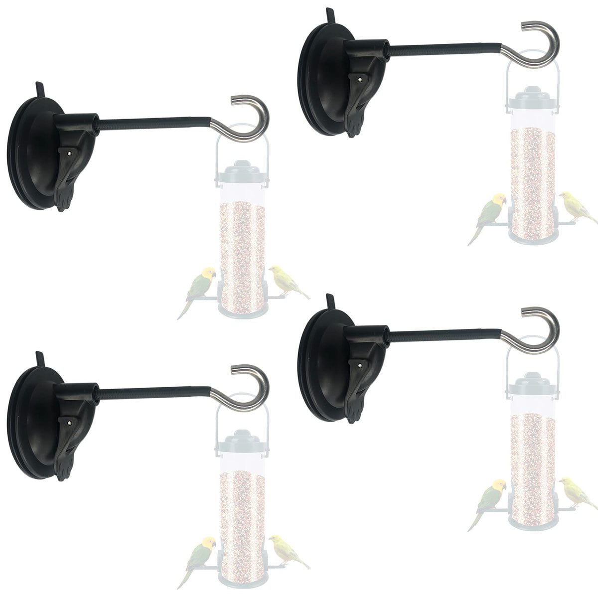 PeakBlen 4-pack window suction cup hanger for easy on-window setup.