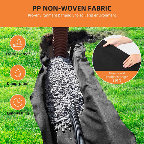 On-site cutting of PeakPursuit geotextile to size.