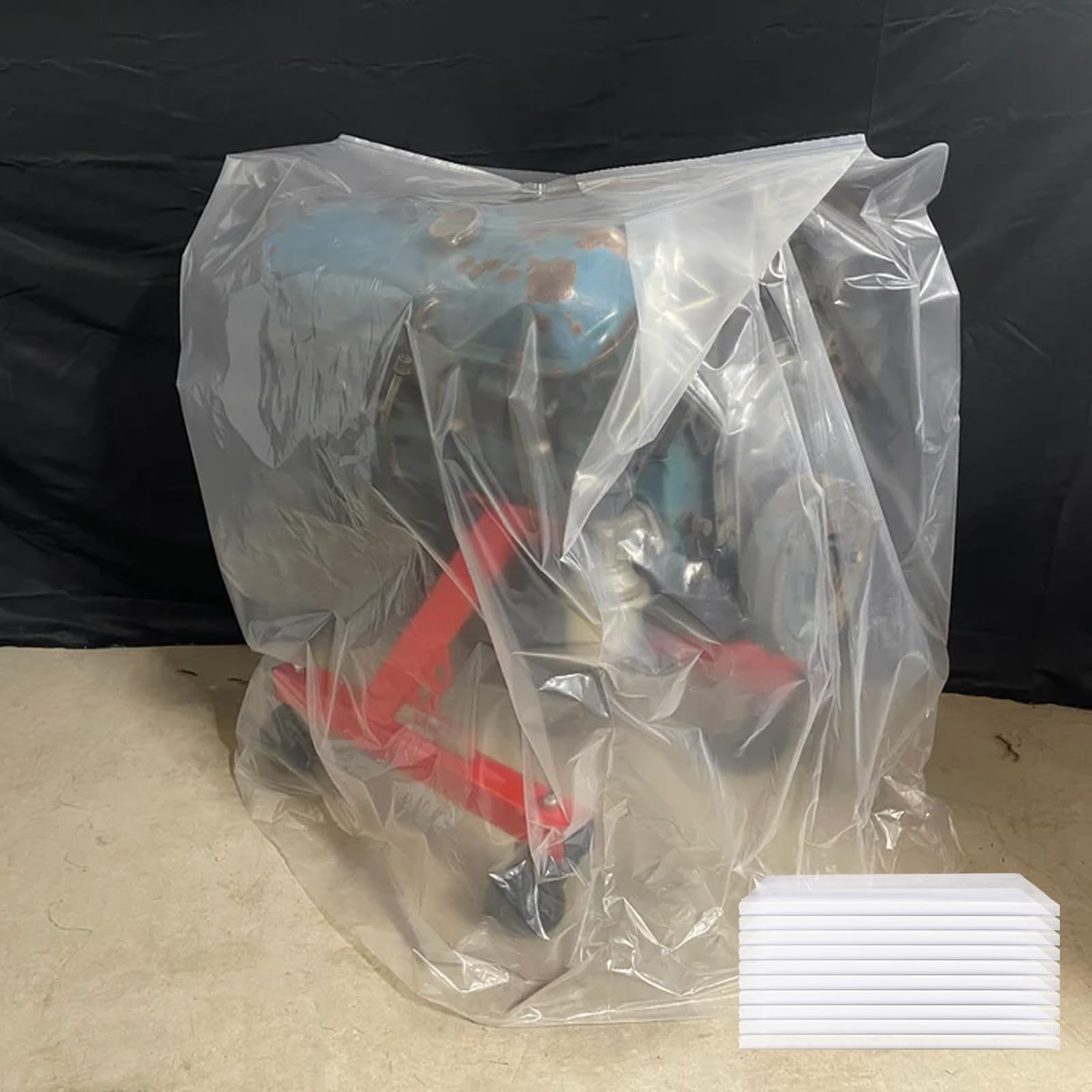 PeakRider 10-pack clear engine bag covers for versatile storage protection