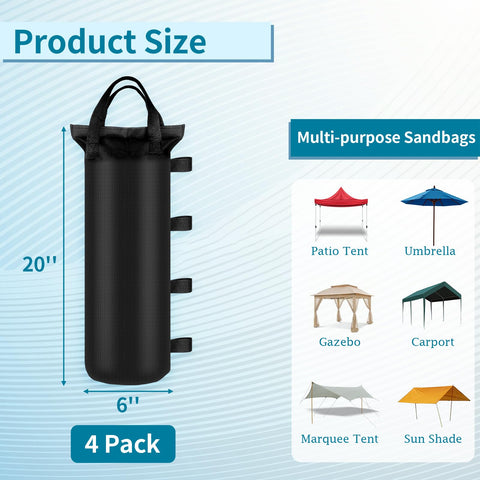 PEASUG sand bags show premium oxford cloth and durable outer finish.