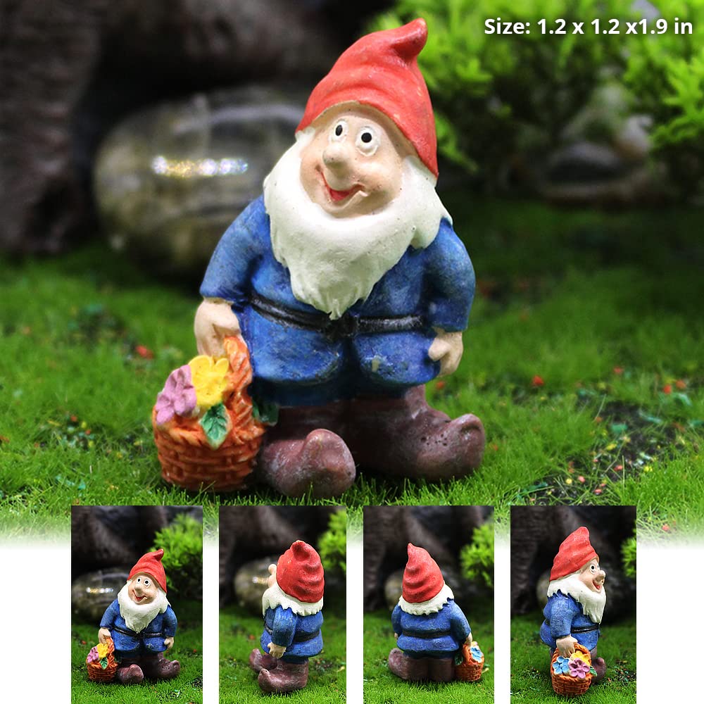 PEATOP handmade gnome statues with exquisite details