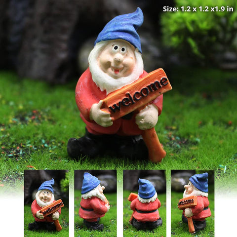 PEATOP resin gnomes with weather-ready, durable charm