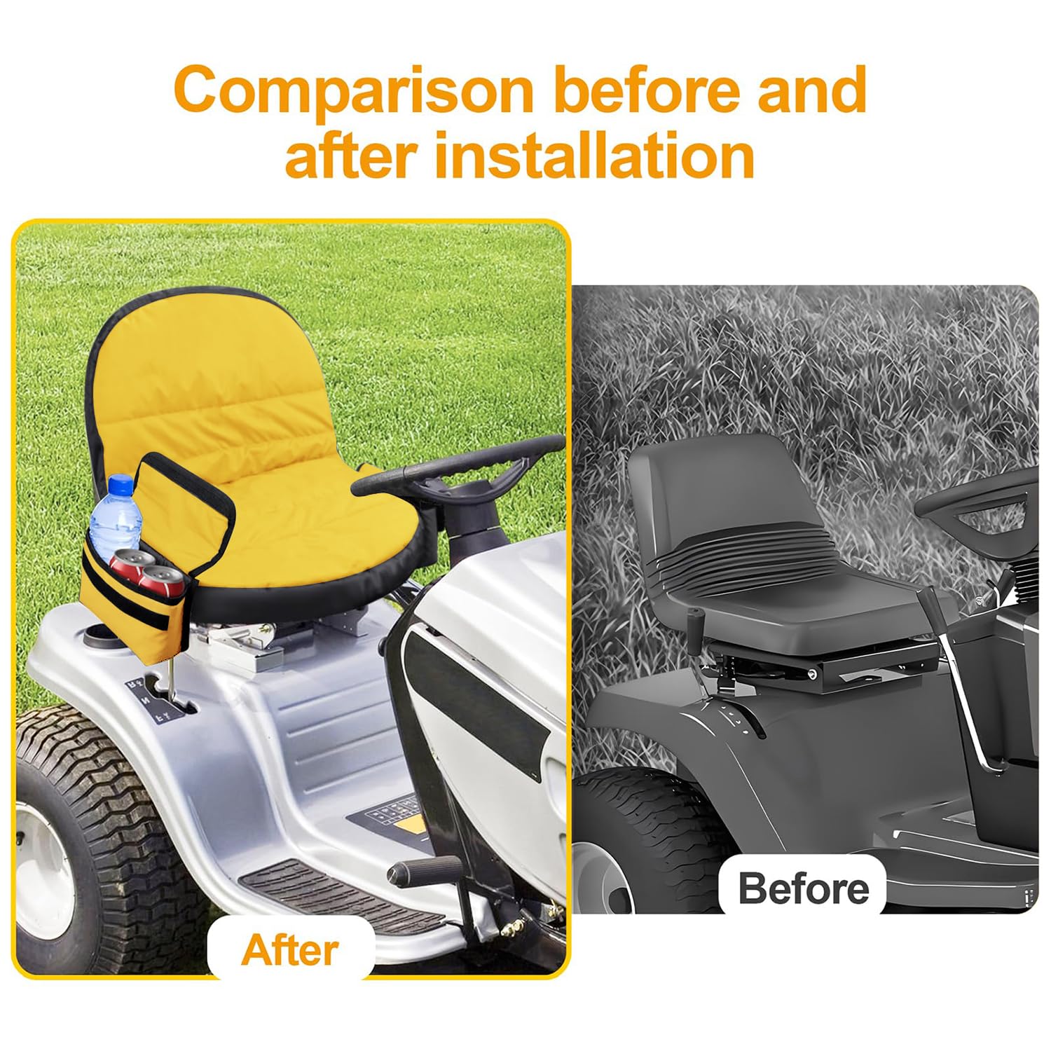 PEATOVIE seat cover close-up shows thick 600D fabric with wear-resistance.