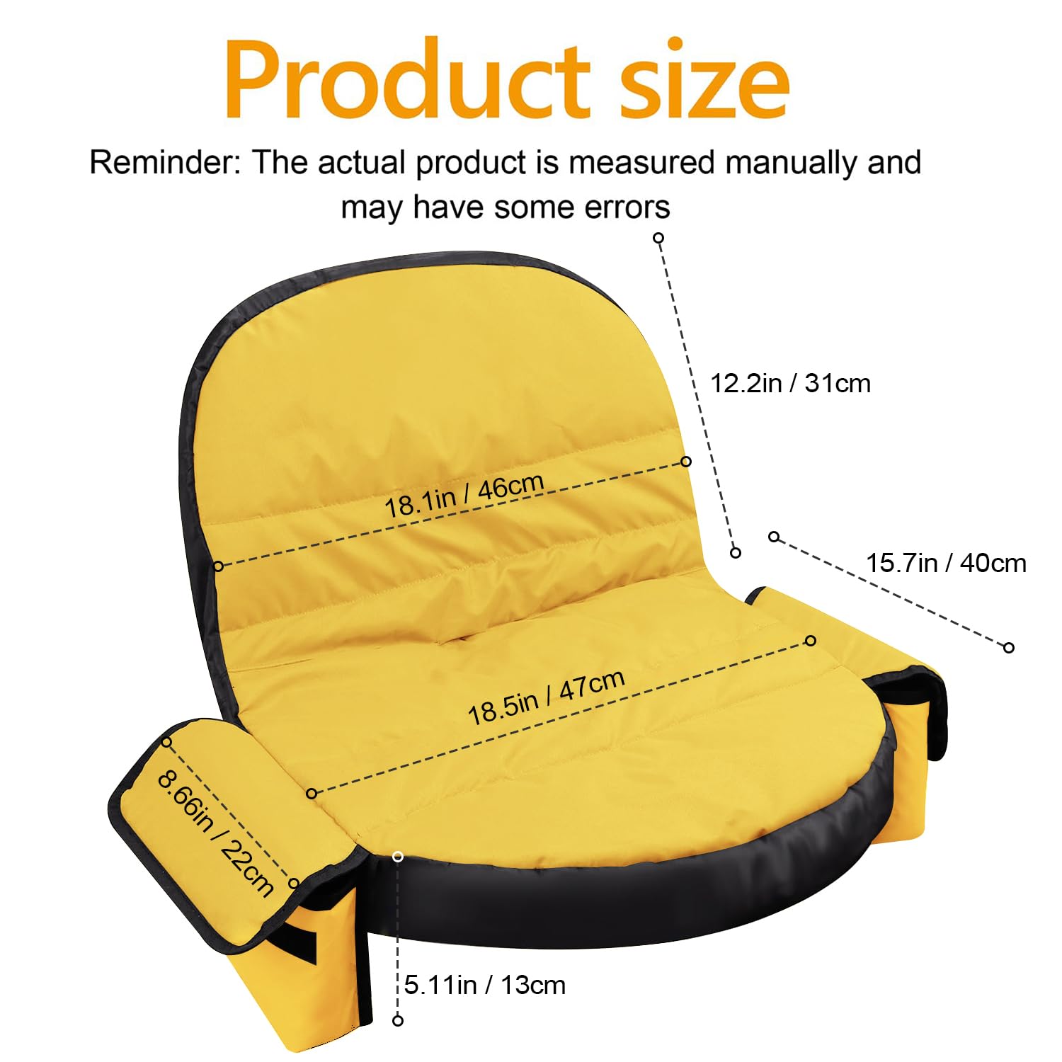 Elastic bottom hem grips the seat for a snug, movement-free fit.