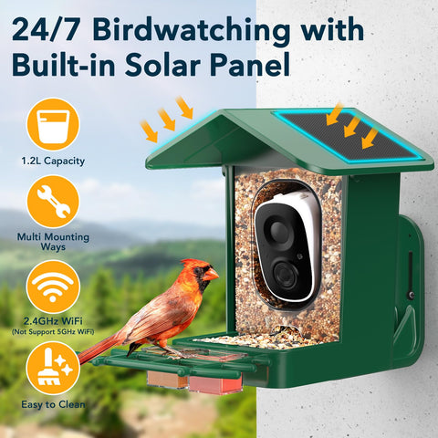 PeckCam auto-capture-bird-photos automatically captures birds at the feeder.