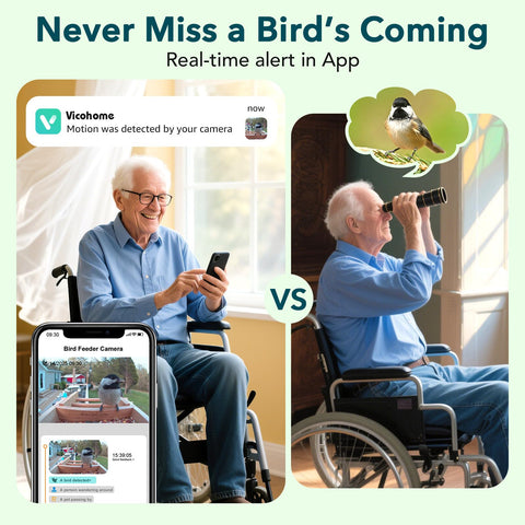 PeckCam Bird Feeder camera 4MP 2K video captures vivid feathers.