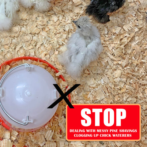 Pecking Order 25-pack brooder pads arranged for quick replacement and easy maintenance.