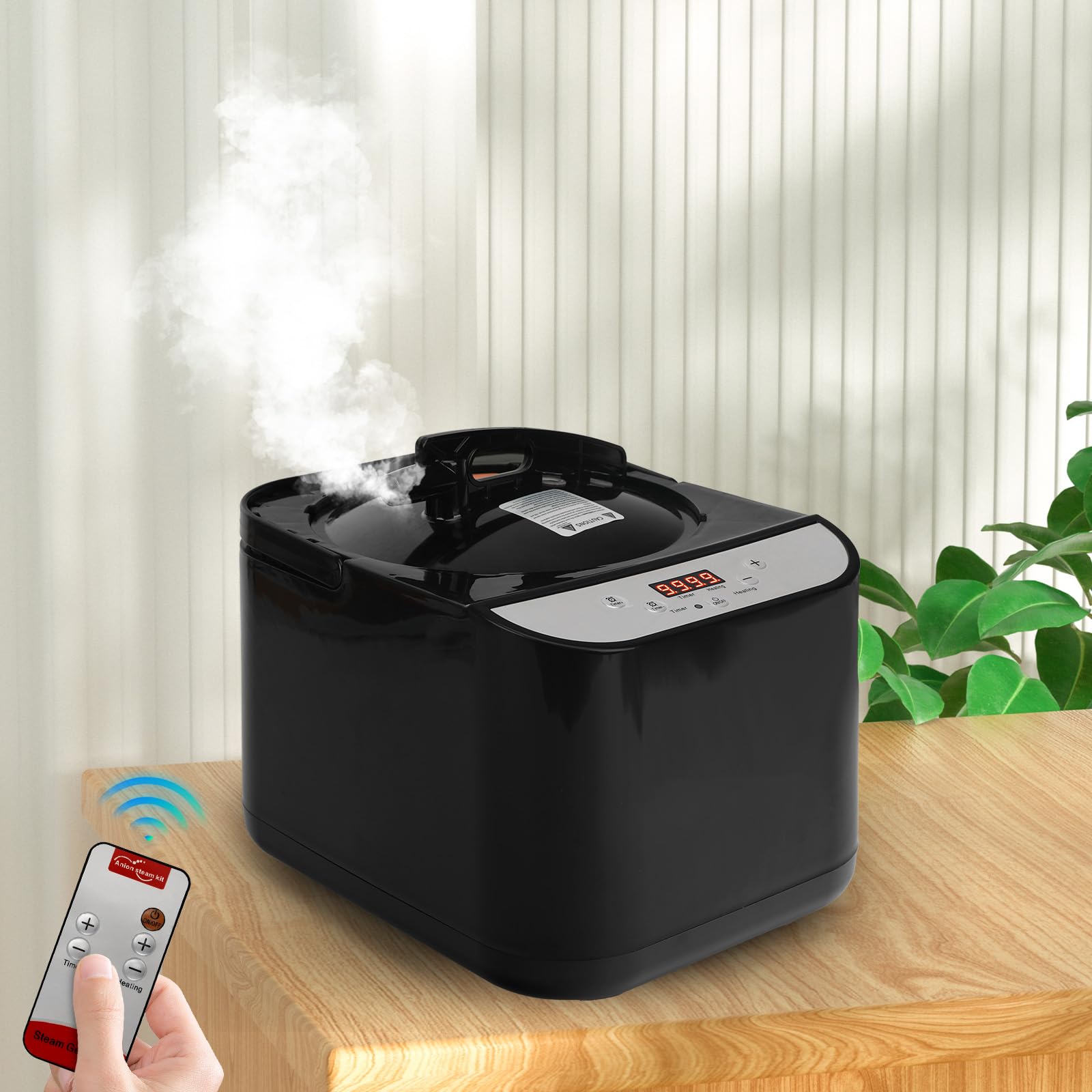 PEEKO leak-proof seal helps keep steam contained and tidy.