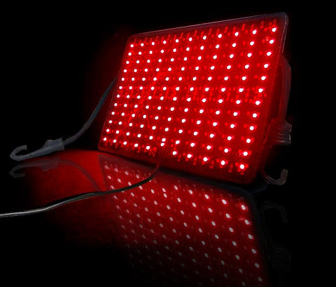 PEEKO red light panel close-up highlighting skin rejuvenation potential
