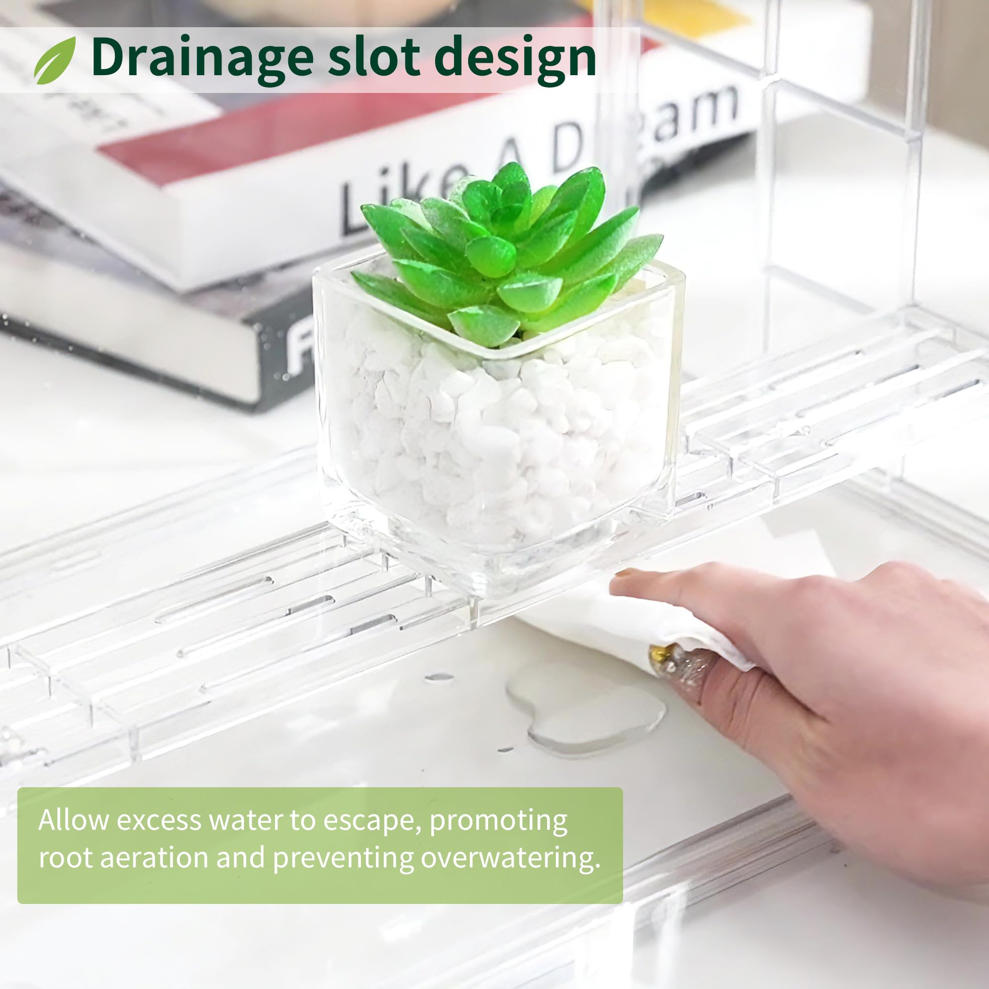 PEEKUP Mini Greenhouse stackable design helps maximize compact indoor space.