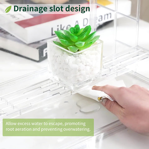 PEEKUP Mini Greenhouse stackable design helps maximize compact indoor space.