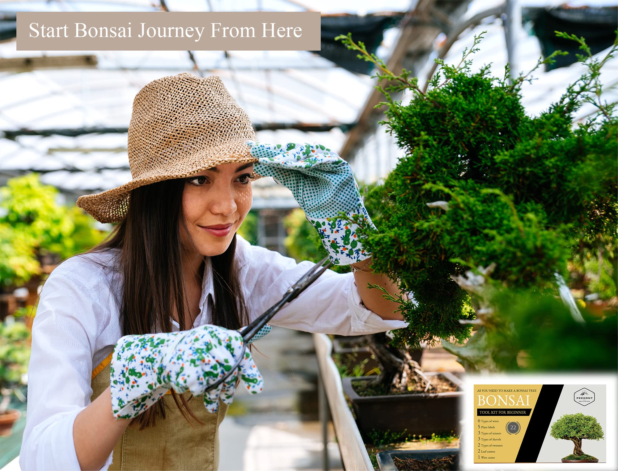PEEORNT bonsai scissors high-carbon steel deliver clean, precise cuts for healthy growth.