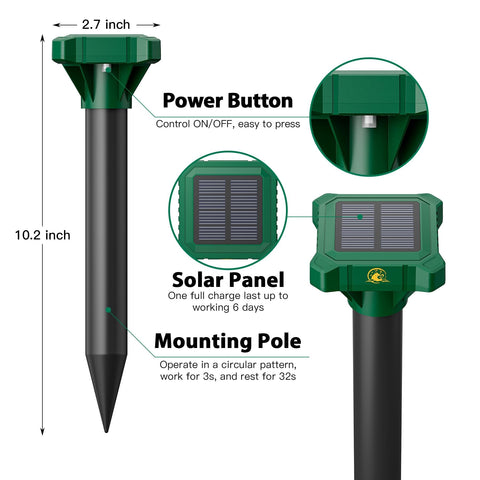 Peepst 8-pack protects lawns and gardens from burrowing pests