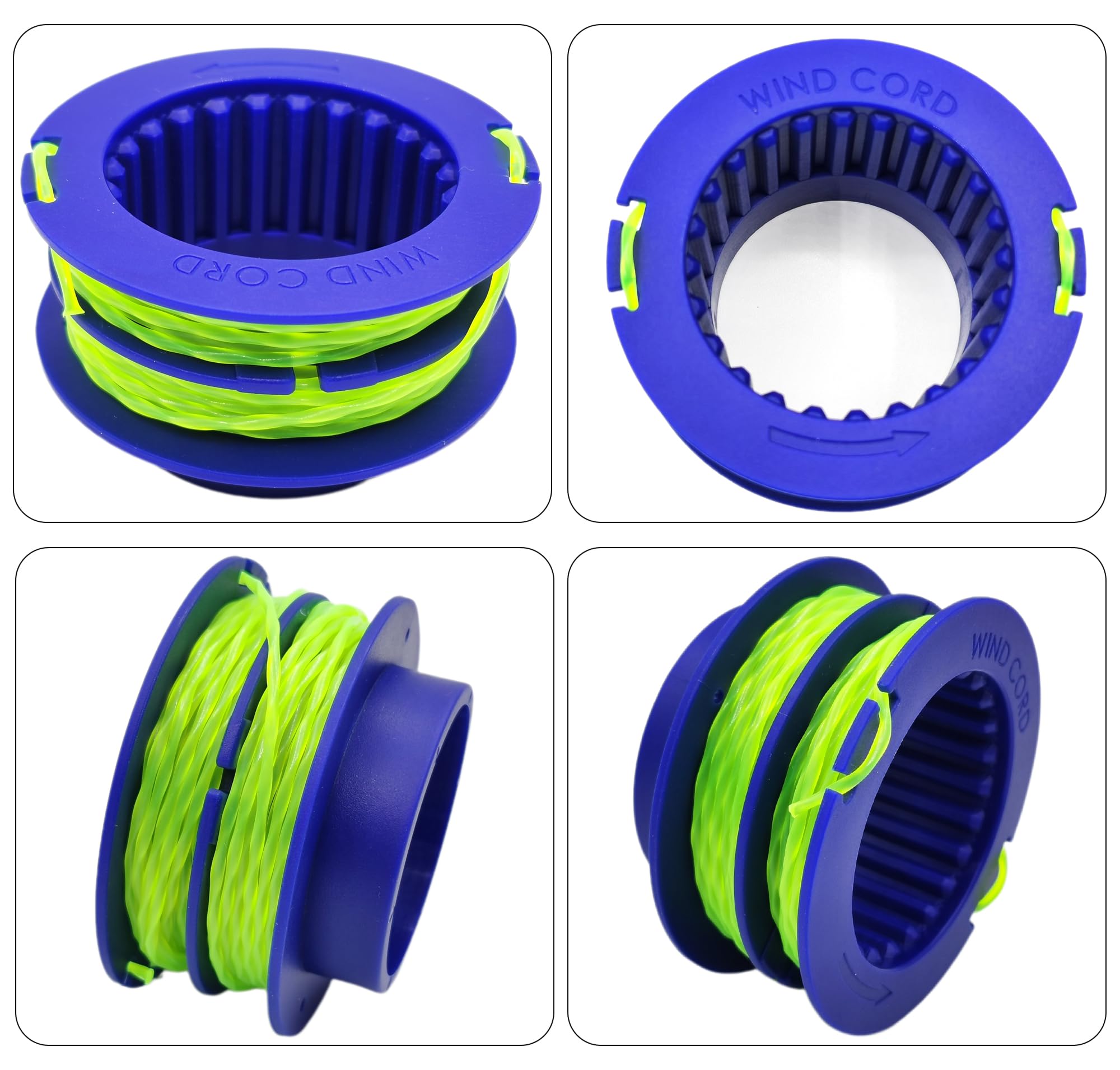 PEHUAP pre-wound twisted line for quick installs and steady feeding.