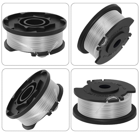 Durable ABS and nylon PEHUAP spool supports long life during tough trimming